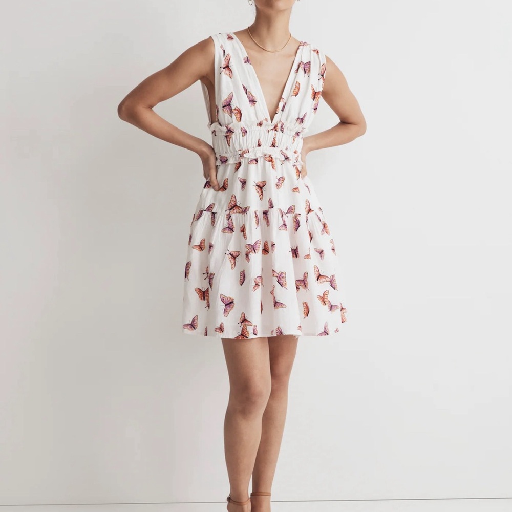 Banjanan Victoria butterfly mini dress S